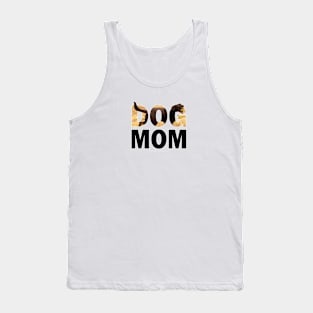 DOG MOM - chocolate labrador oil painting word art Tank Top